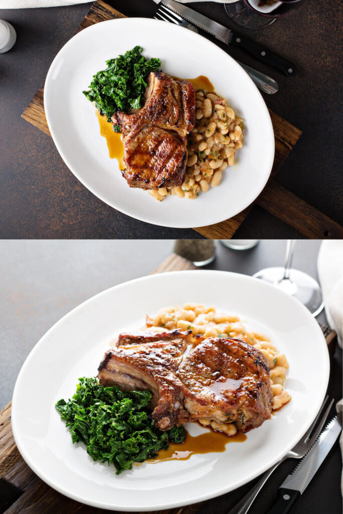 Apple Cider Braised Pork Chops