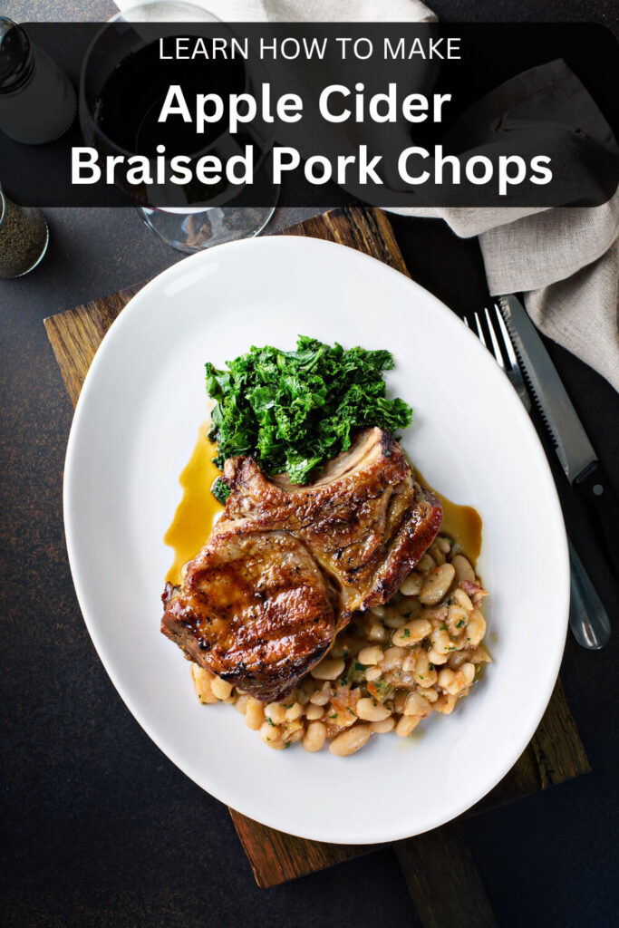 Apple Cider Braised Pork Chops