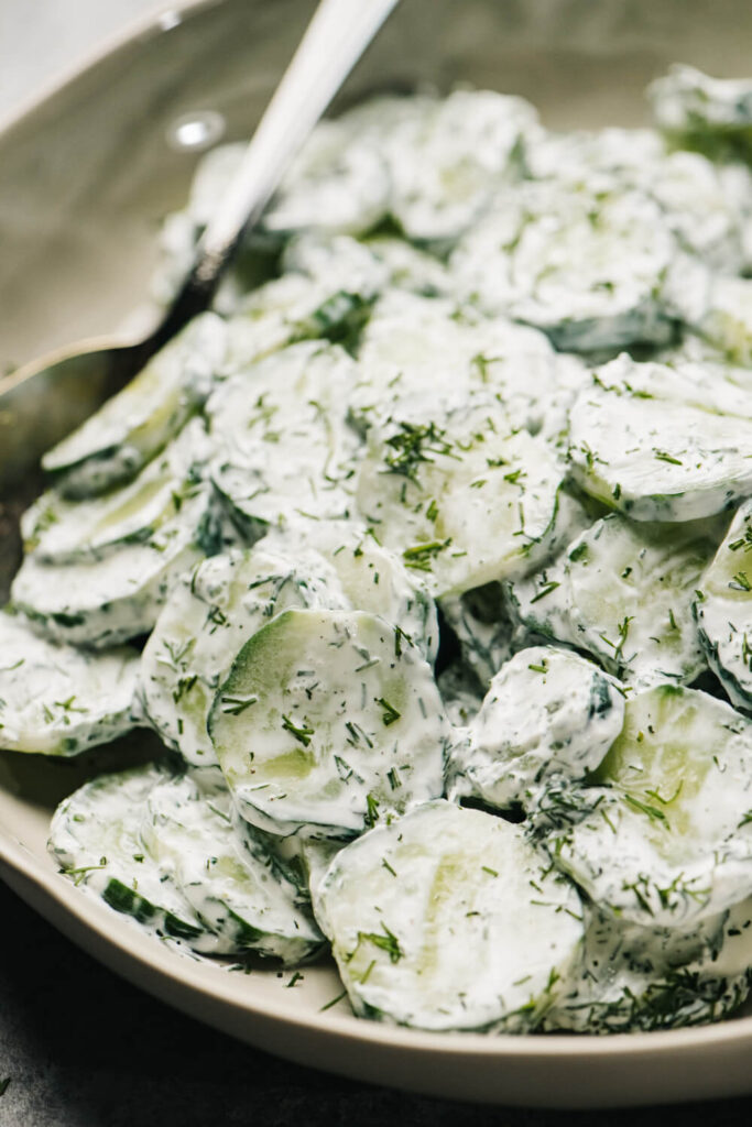 Creamy Cucumber Salad