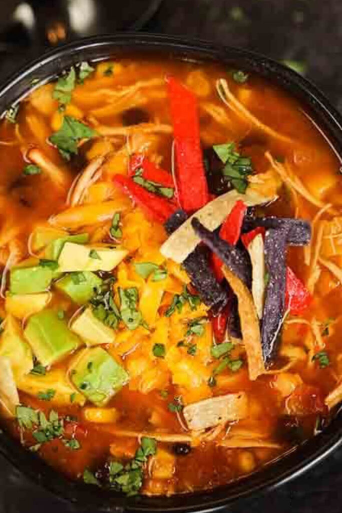 crock pot chicken tortilla soup