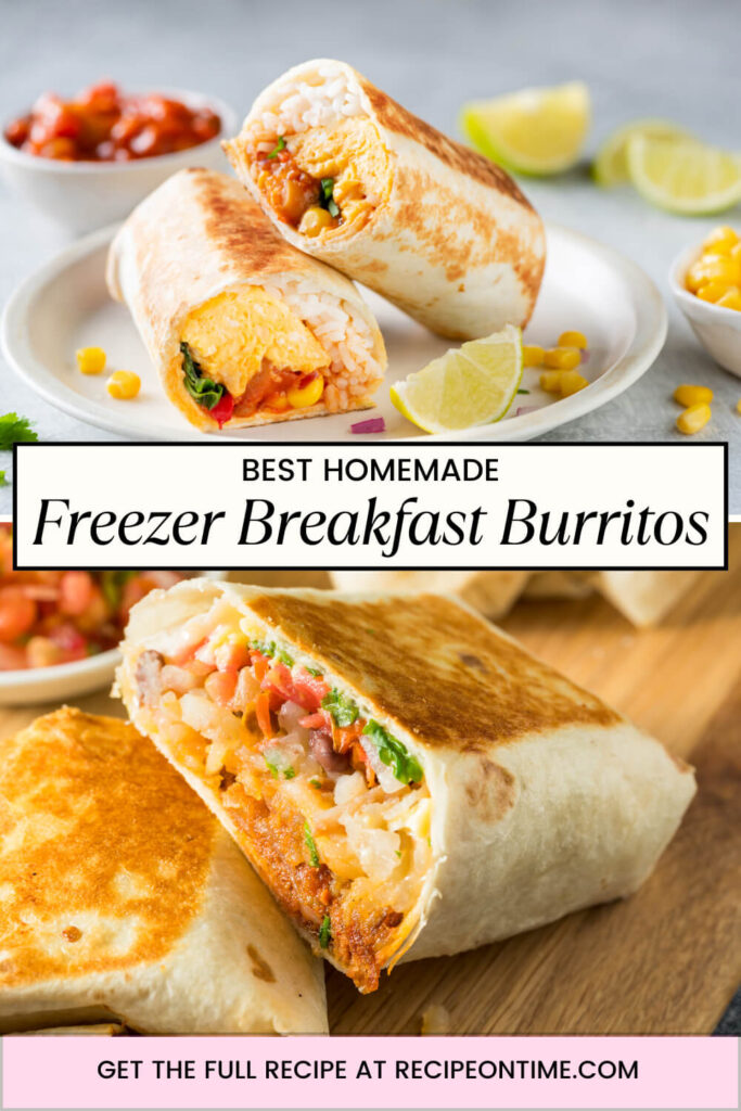 Freezer Breakfast Burritos