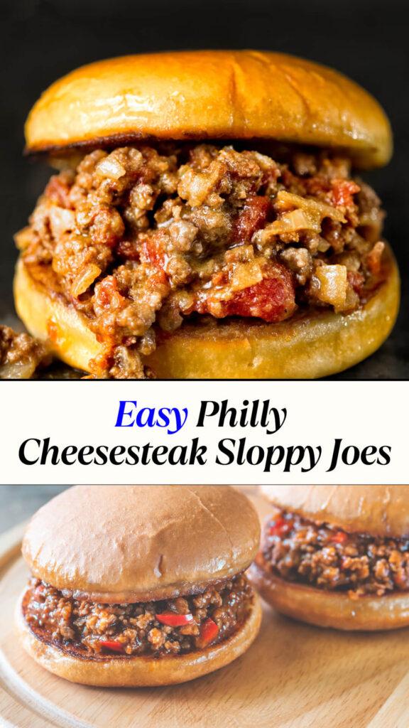 Philly Cheesesteak Sloppy Joes