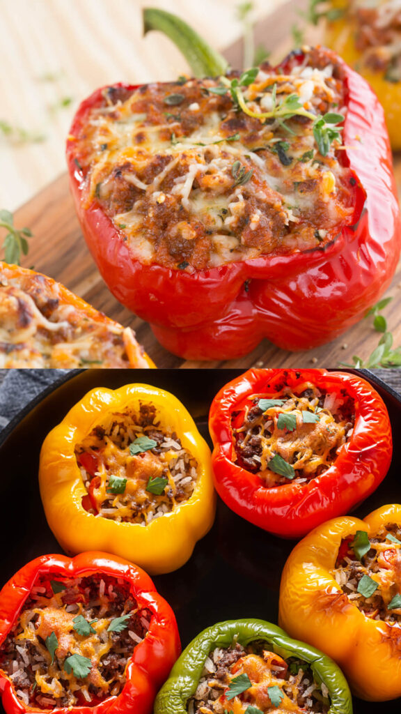 Philly Cheesesteak Stuffed Peppers